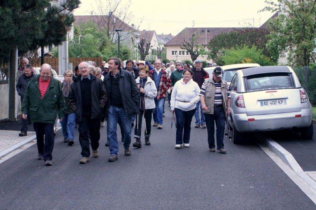 Début de la marche, le 01/05/2013